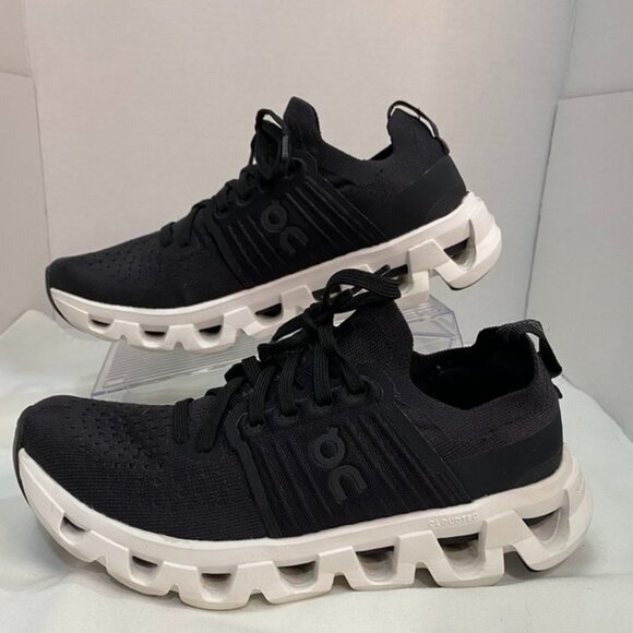 On Cloudswift Black White Running Shoes Women’s 8.5 EU 40 Helion CloudTec - Picture 13 of 13